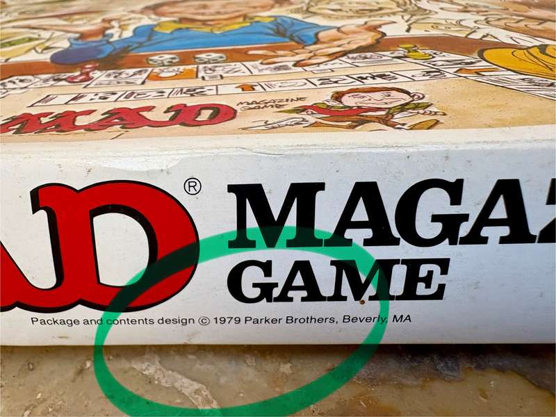vintage Mad game Mad  Magazine  Game from Parker  Brothers  set 1979 complete