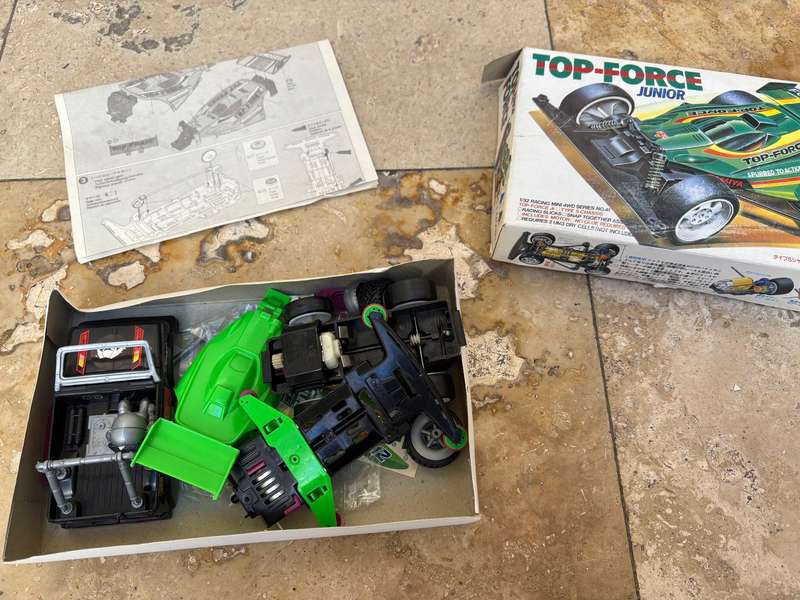 Tamiya top force junior GT Model plus one,  sold as spares