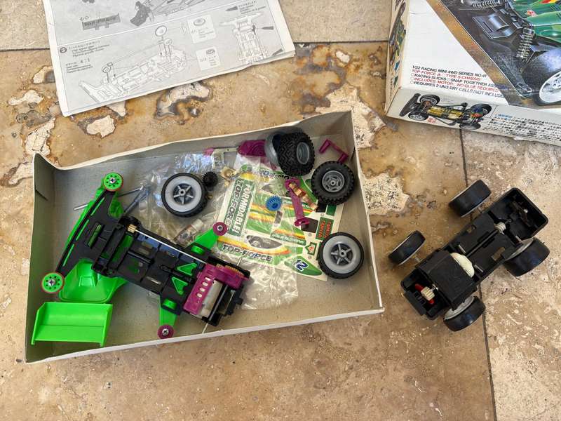 Tamiya top force junior GT Model plus one,  sold as spares