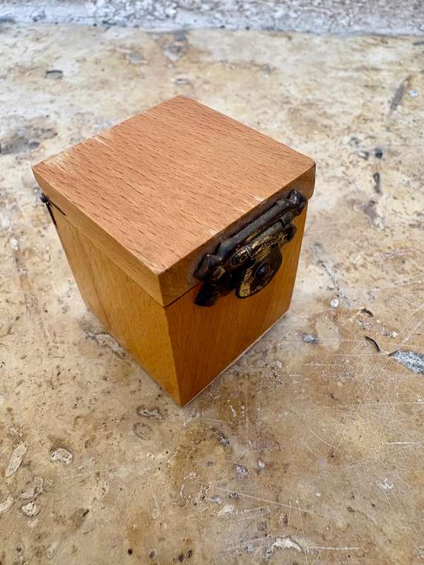 Vintage Anne Fuller Designs Little Bo Peep Pop-Up Doll Wooden Box