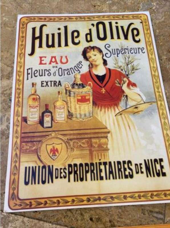 vintage Betty boop , Huile d olive , chocolat suchard poster lot of 3