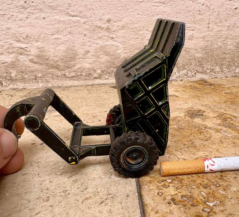 Vintage Matchbox King Size Curtiss Wright Rear Dumper, Match box jumbo crane ( TLC ) diecast pair