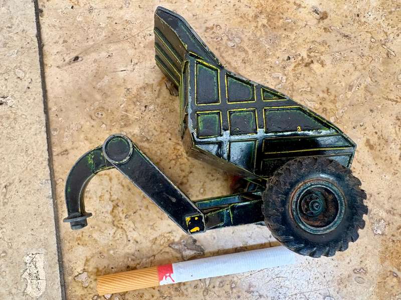 Vintage Matchbox King Size Curtiss Wright Rear Dumper, Match box jumbo crane ( TLC ) diecast pair