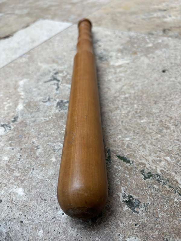 Vintage wood baton truncheon exotic hard wood
