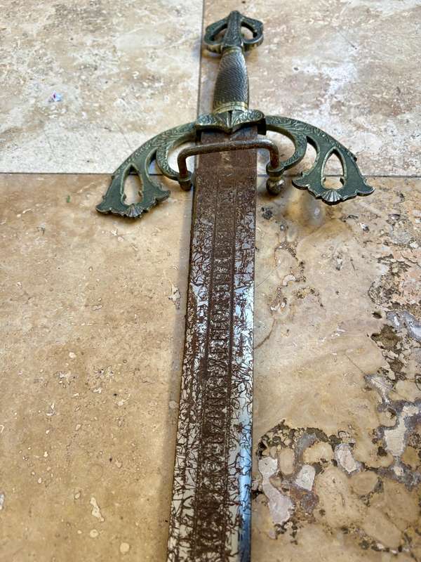 Vintage Tizona full size sword from Toledo 97 cm Tizon Spain