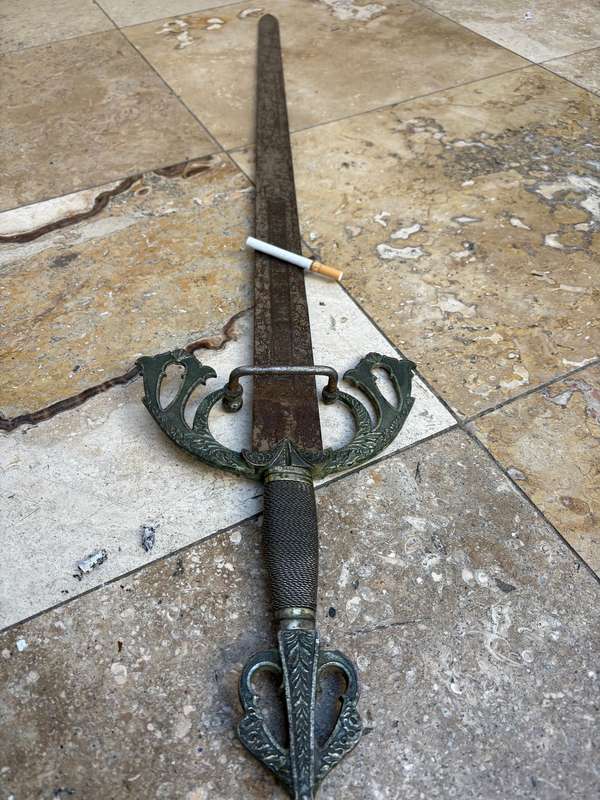 Vintage Tizona full size sword from Toledo 97 cm Tizon Spain