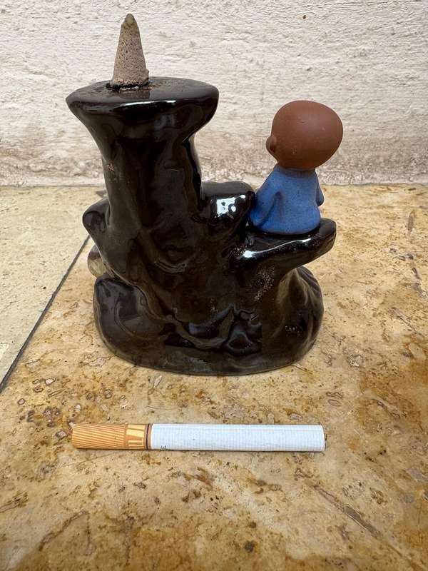Baby Buddha  incense backflow pond fountain
