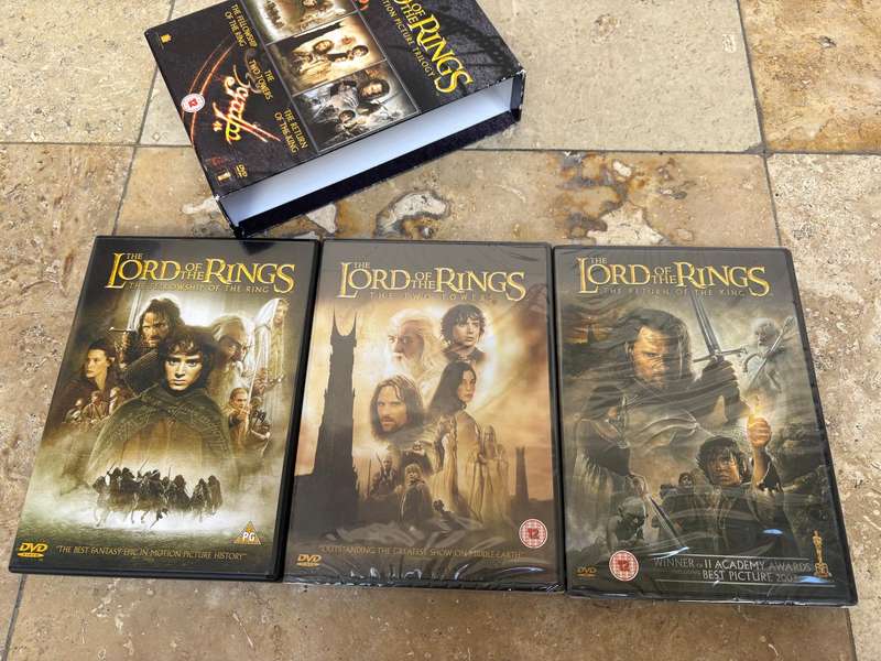 Lord of the rings dvd box set trilogy