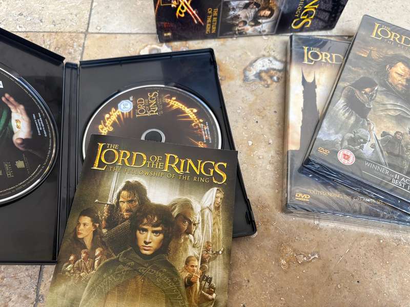 Lord of the rings dvd box set trilogy