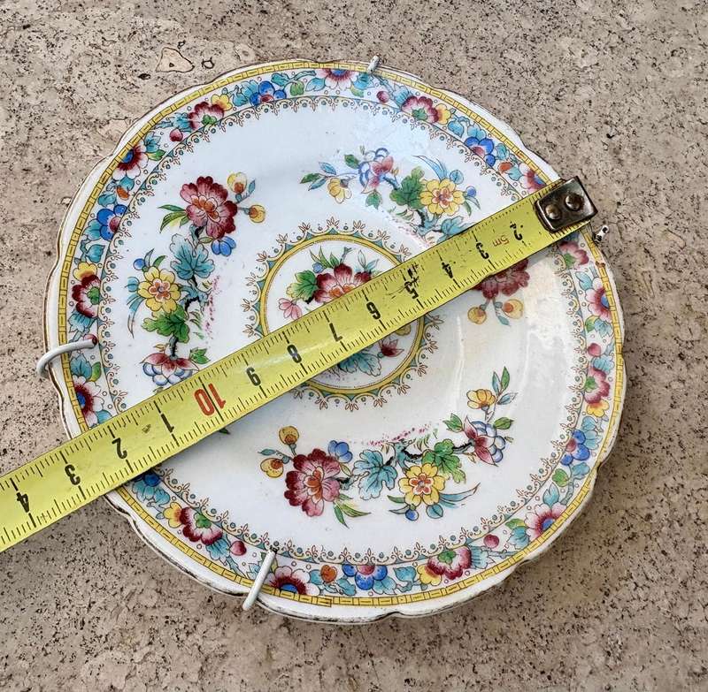 Foley China Ming rose display saucer