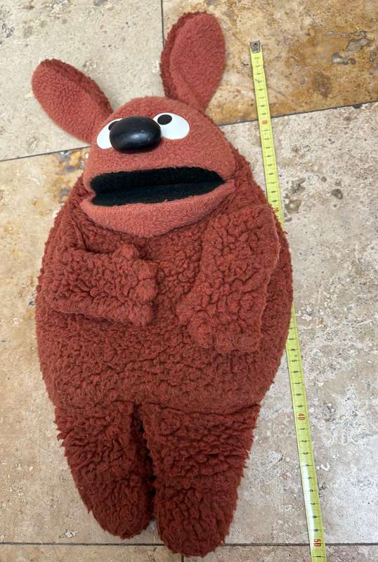 Rare Muppet Rowlf the dog hand puppet fisher price 852 Jim Henson muppets doll 1977