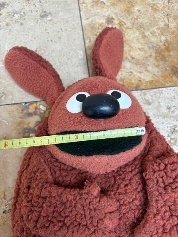 Rare Muppet Rowlf the dog hand puppet fisher price 852 Jim Henson muppets doll 1977
