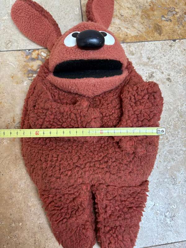 Rare Muppet Rowlf the dog hand puppet fisher price 852 Jim Henson muppets doll 1977