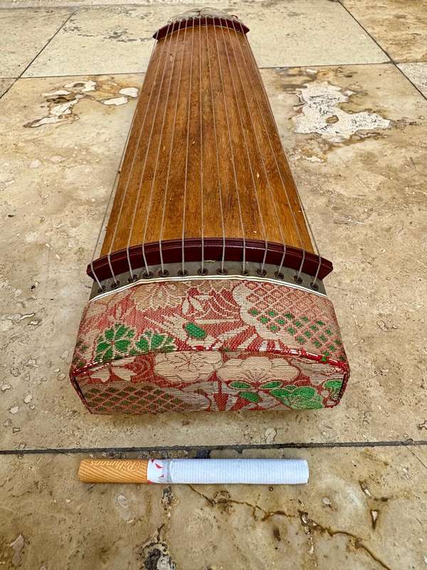 Koto portable Japanese stringed musical instrument acoustic harp 13strings zen