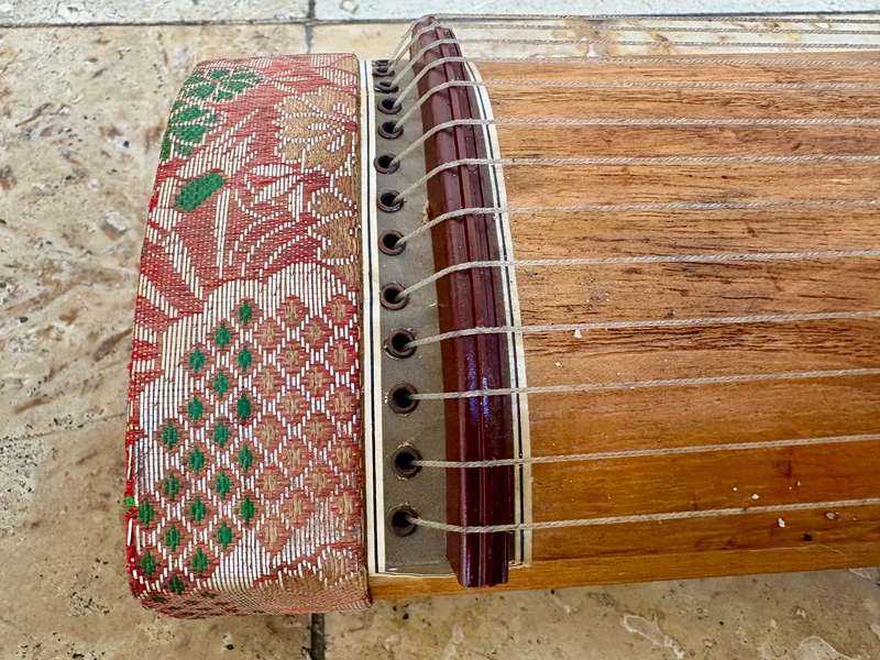 Koto portable Japanese stringed musical instrument acoustic harp 13strings zen