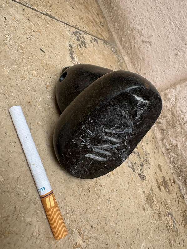Shona stone sculpture by Fanizani Akuda whistling head Zimbabwe international known abstract Africa