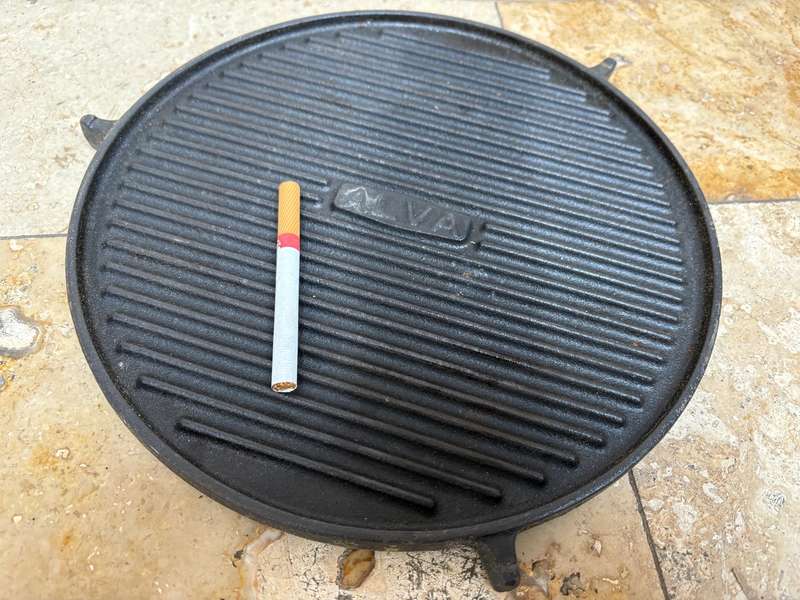 Alva gas cooker reversible cast iron bbq grill plate