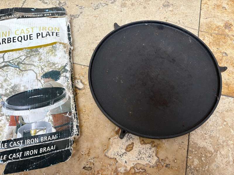 Alva gas cooker reversible cast iron bbq grill plate