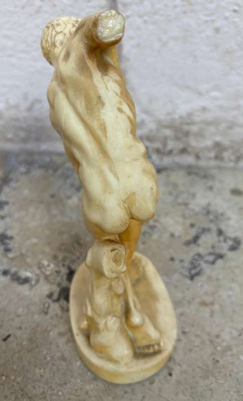 Vintage classic Santini discus thrower discopulis Italy figure