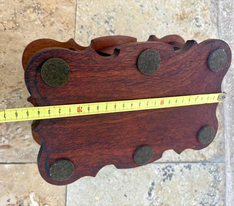 Vintage wood jewellery box wooden trinket box