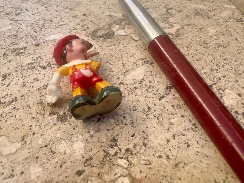 Vintage Pinocchio pvc hand painted figure