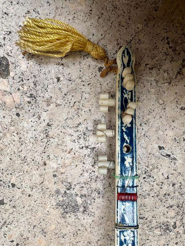 Vintage Ciftel Albanian musical instrument ornament