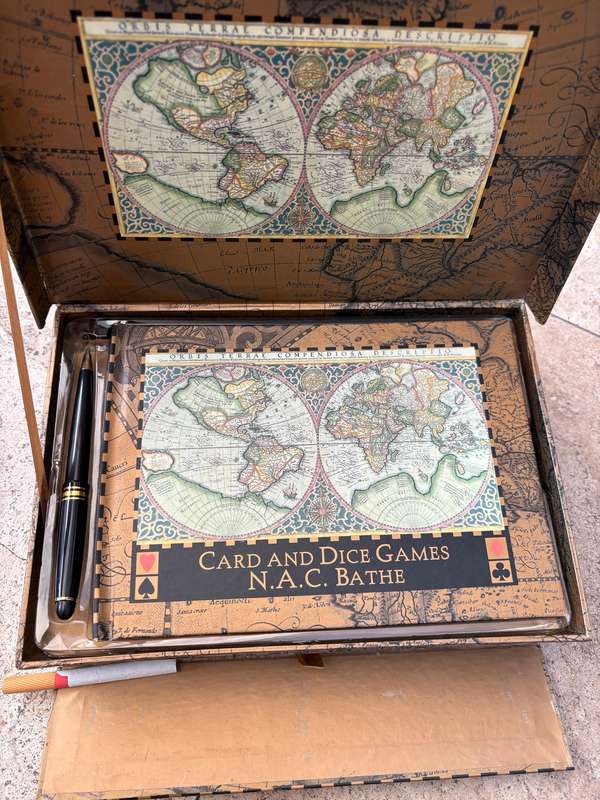 Card and dice games gift set by N A C Bathe complete unused