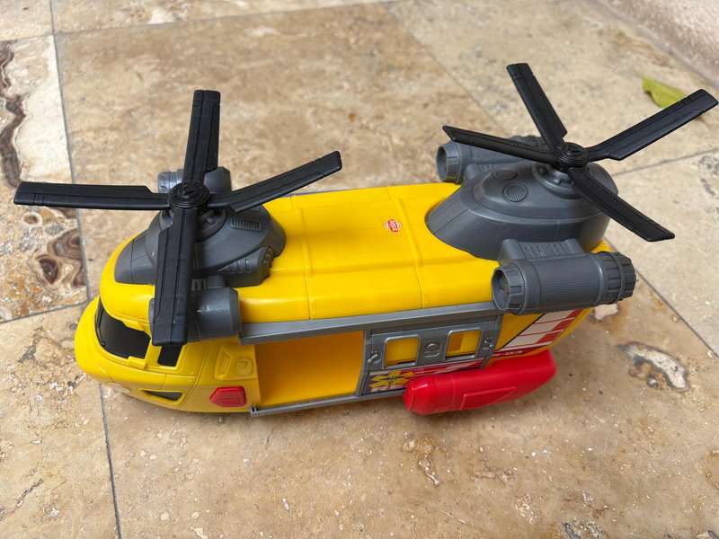 Dickie toys rescue helicopter with lights and sound