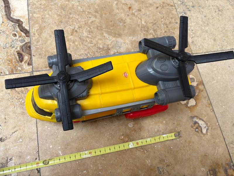 Dickie toys rescue helicopter with lights and sound