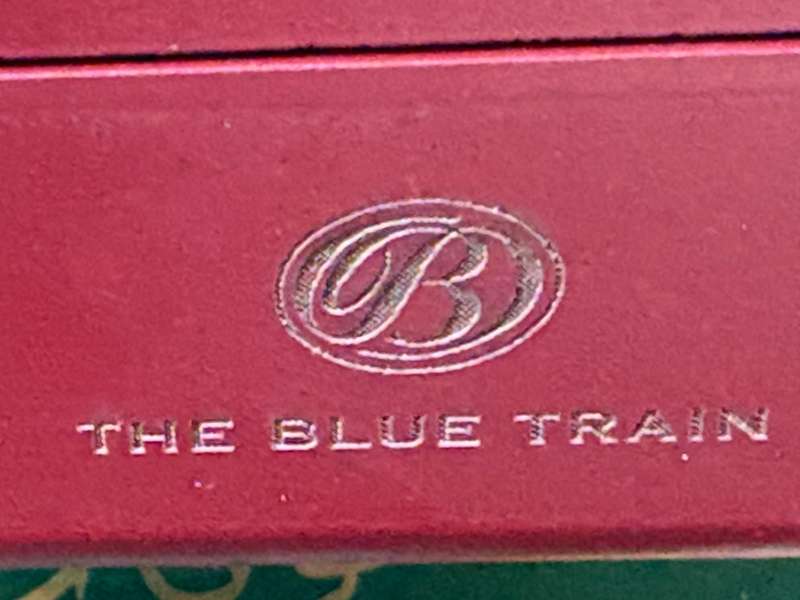 The Blue Train chess set bar gift set ,as new