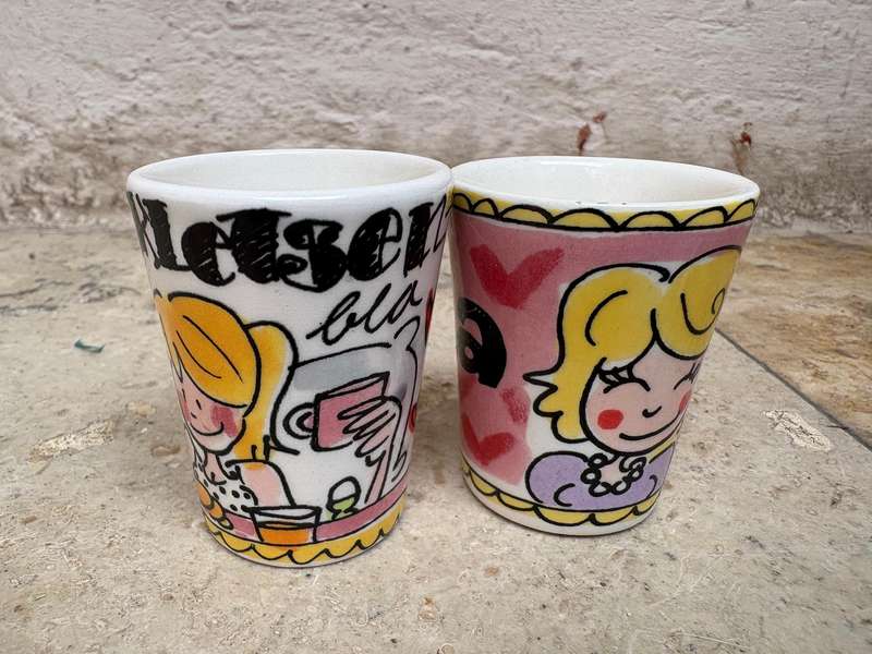 Blonde Amsterdam mini mug pair beaker