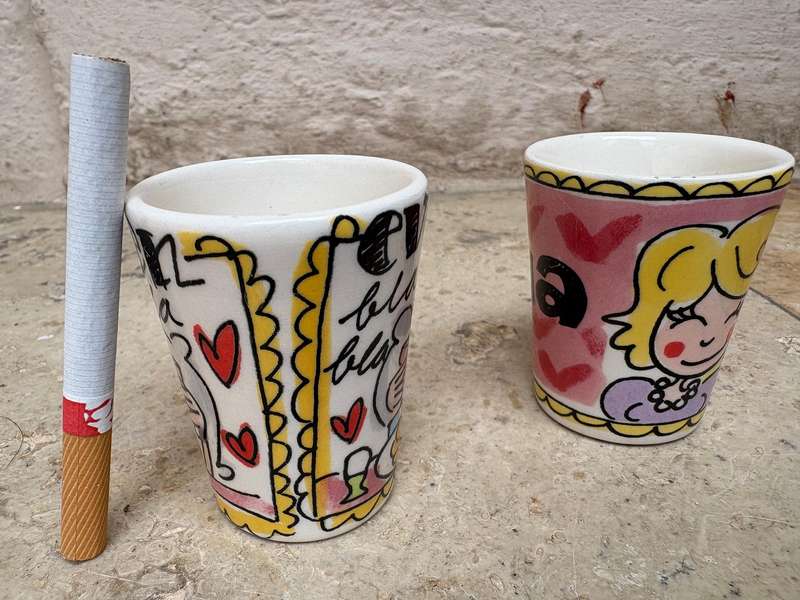 Blonde Amsterdam mini mug pair beaker