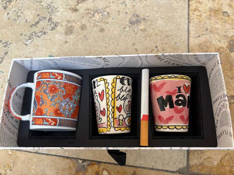Blonde Amsterdam mini mug pair beaker