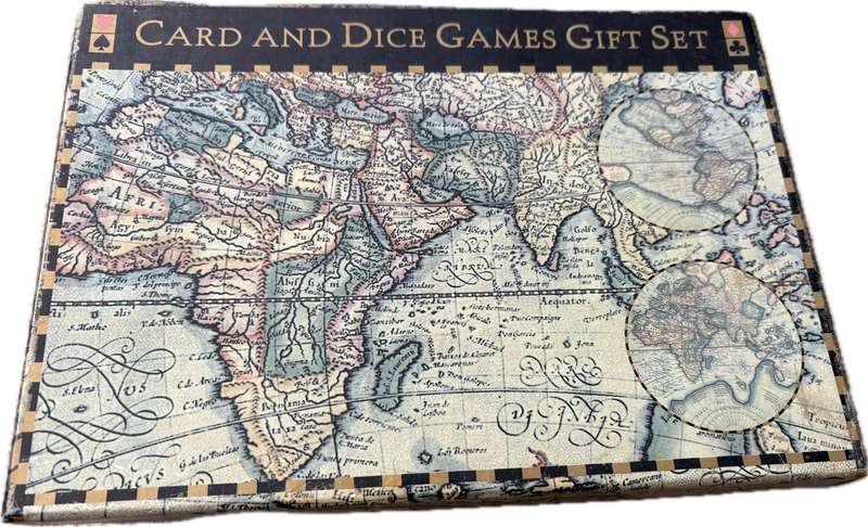 Card and dice games gift set by N A C Bathe complete unused