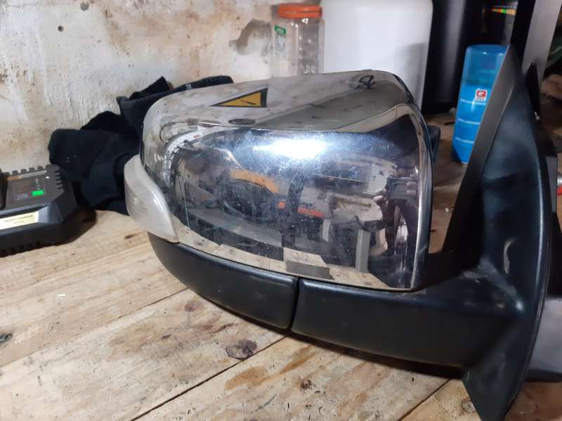 Ford Ranger Right Electric Mirror Chrome (HOUSING ONLY)