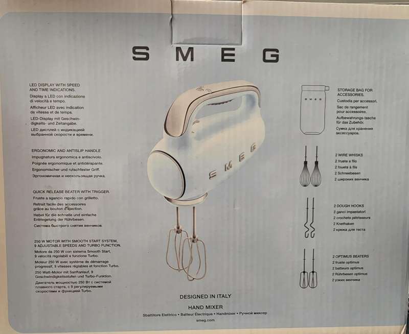 SMEG Hand Mixer Brand New