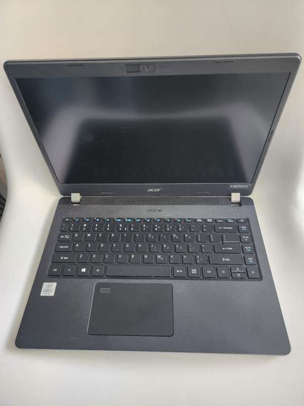 Acer Travelmate i7 10th gen laptop preowned