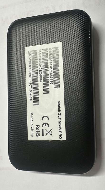 ZLT M30S PRO - Mobile WiFi Router - MTN LOCKED