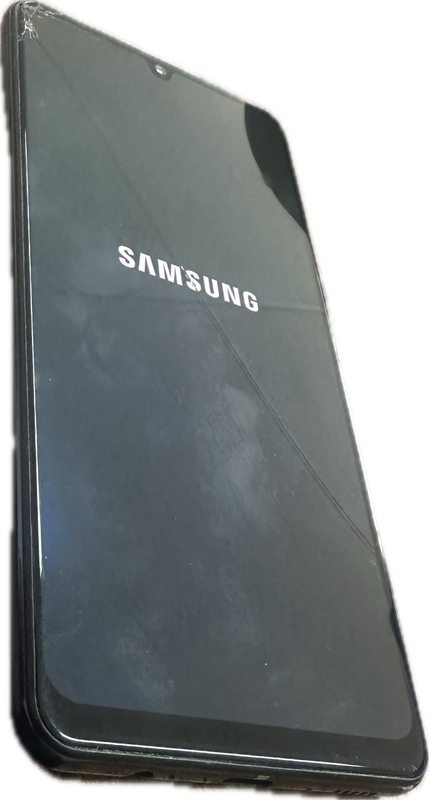 Clearance:  SAMSUNG a31 Cracked Screen-  PLEASE READ