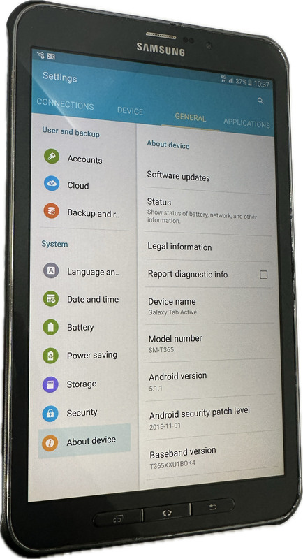 TRADE IN CLEARANCE  : Samsung Galaxy Tab Active  takes sim