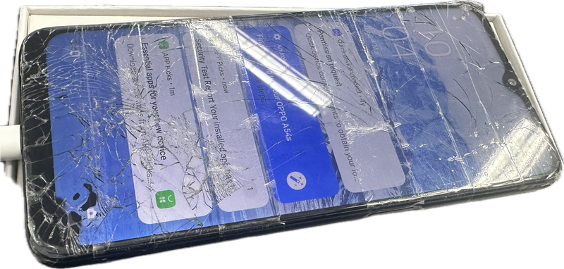 Oppo a 54s - Cracked Screen -  4 GB RAM - 128GB Storage