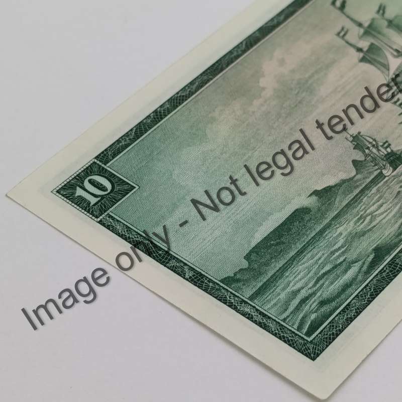 TW de Jongh set of 2 uncirculated R10 banknotes with consecutive numbers