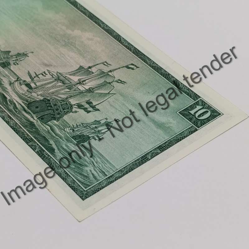 TW de Jongh set of 2 uncirculated R10 banknotes with consecutive numbers