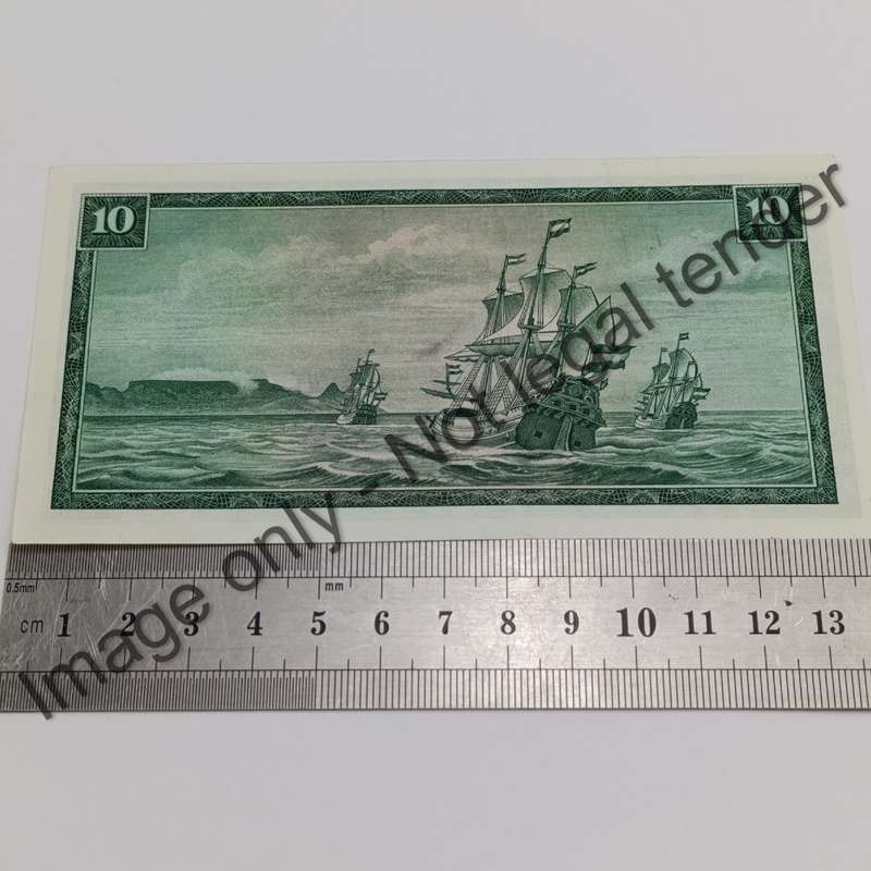TW de Jongh set of 2 uncirculated R10 banknotes with consecutive numbers