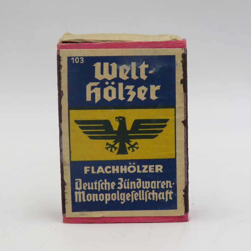Vintage Matchbox Holder with Photo