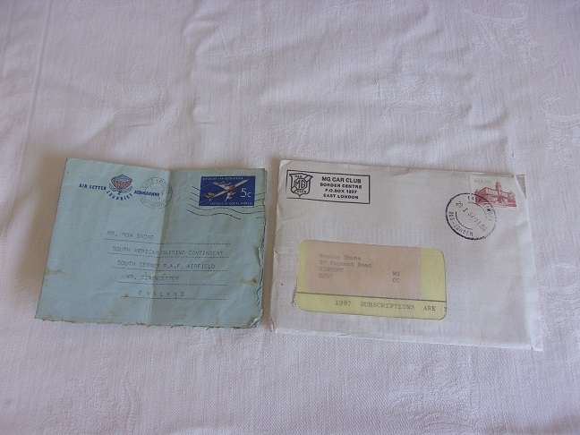 Collection of vintage MG car memorabilia