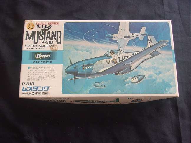 Hasegawa 1:72 scale Mustang & Heller Spitfire model plane kits for 1 bid