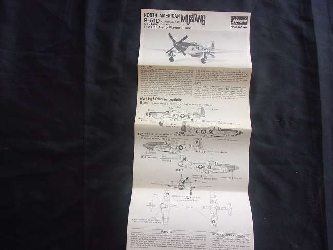Hasegawa 1:72 scale Mustang & Heller Spitfire model plane kits for 1 bid