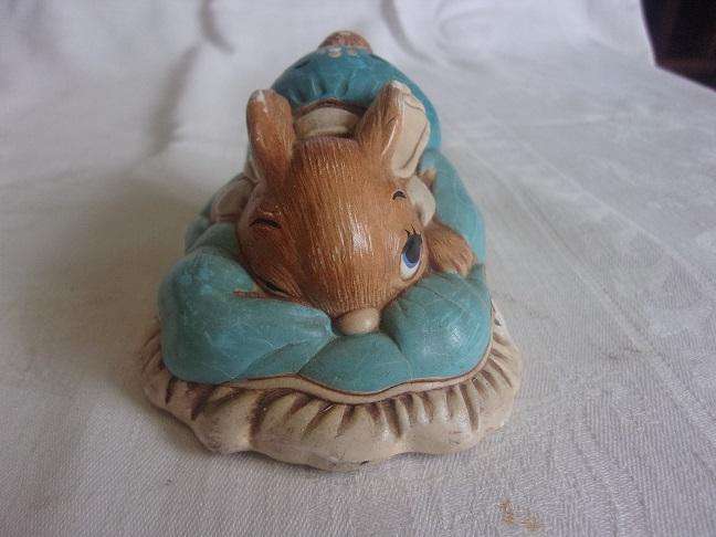 Lot of 5 vintage Pendelfin stoneware figurines for 1 bid