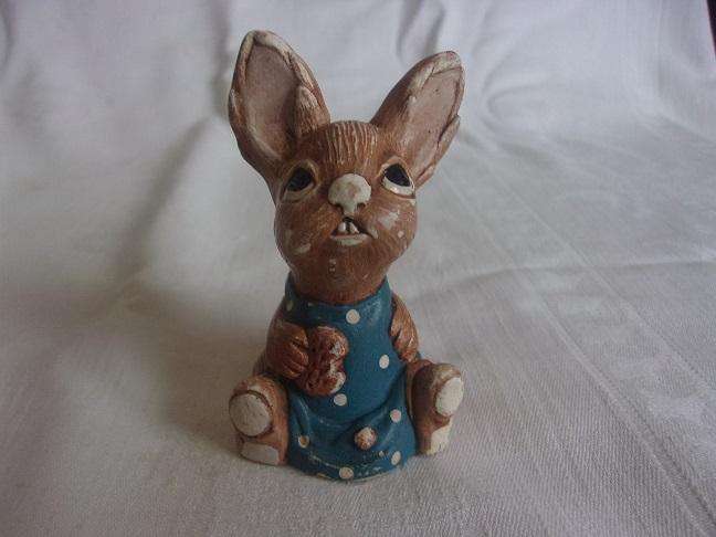 Lot of 5 vintage Pendelfin stoneware figurines for 1 bid